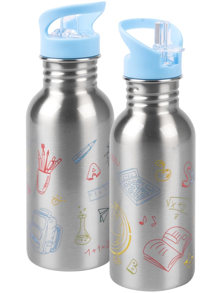 United Labels Школьная бутылка для напитков из нержавеющей стали с трубочкой, 500 мл, серая
United Labels Школьная бутылка для напитков из нержавеющей стали с трубочкой, 500 мл, серая