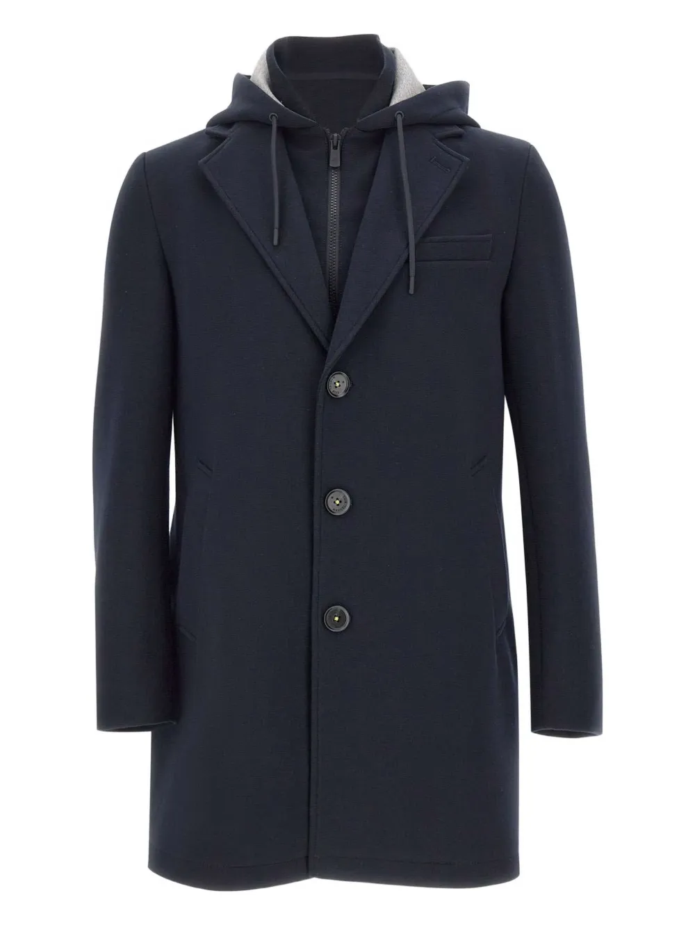 Пальто на пуговицах с капюшоном Manuel Ritz, синий
Пальто на пуговицах с капюшоном Manuel Ritz, синий