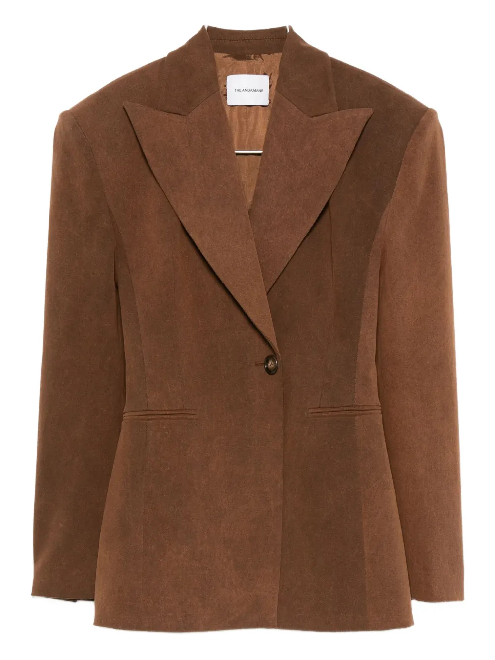 Однобортный блейзер THE ANDAMANE, коричневый
Однобортный блейзер THE ANDAMANE, коричневый