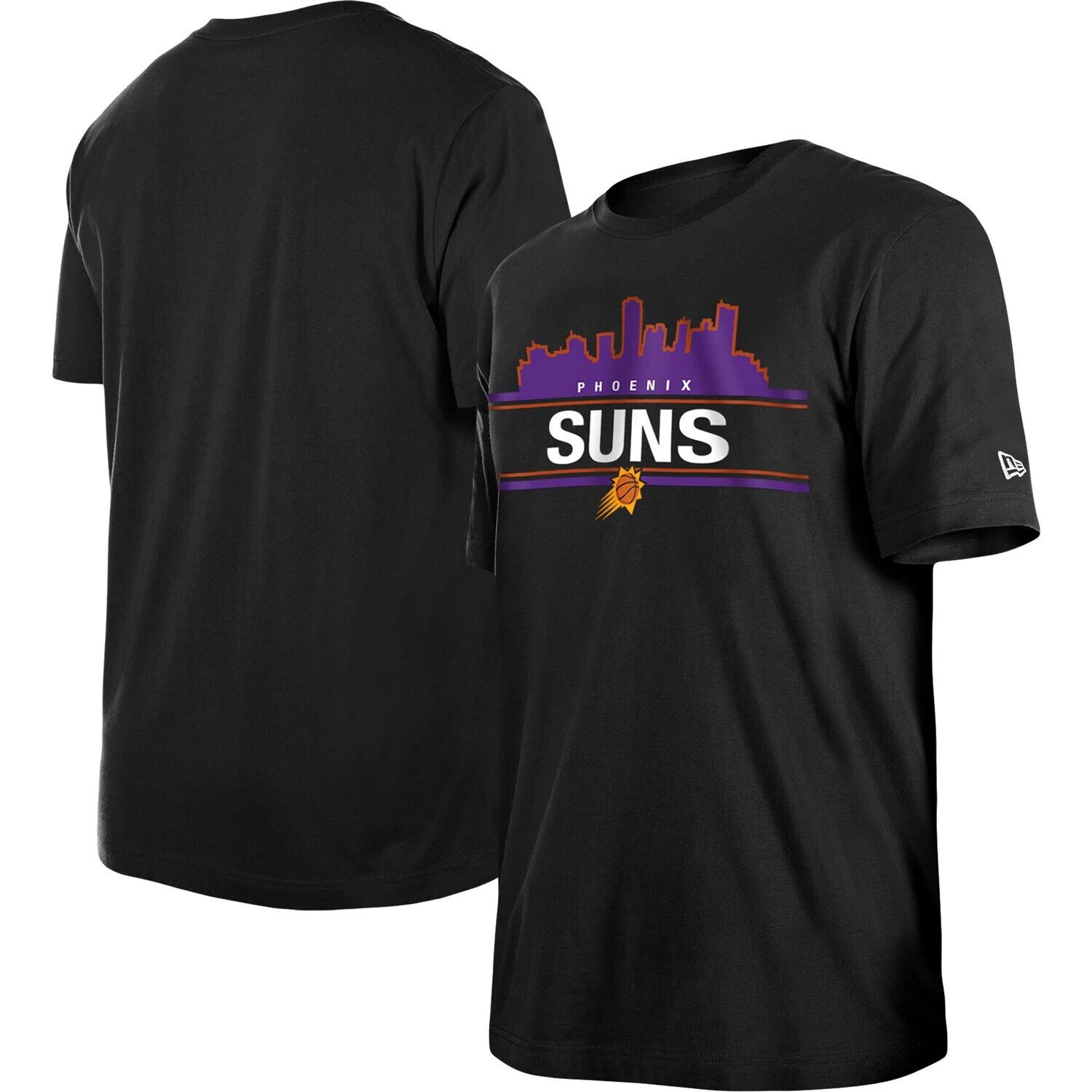Мужская футболка New Era Black Phoenix Suns с локализованным изображением
Мужская футболка New Era Black Phoenix Suns с локализованным изображением