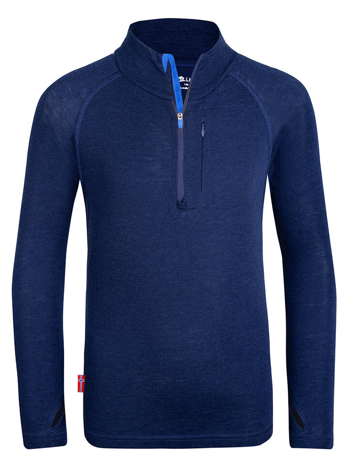 Лонгслив Trollkids Lofoten, темно синий 
Лонгслив Trollkids Lofoten, темно синий