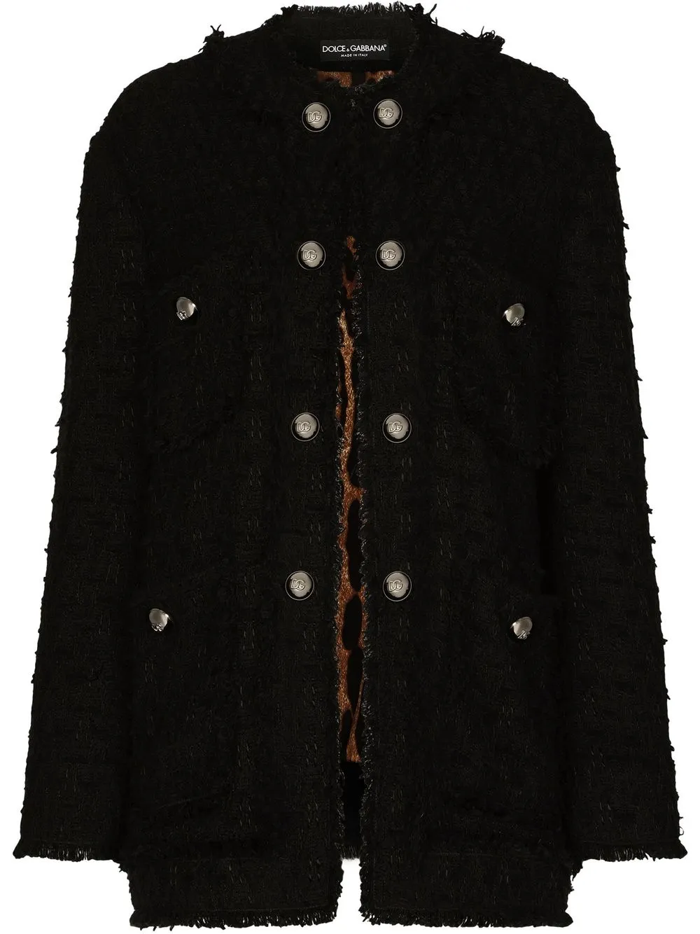 Однобортная куртка с декоративная строчкой DOLCE & GABBANA, черный
Однобортная куртка с декоративная строчкой DOLCE & GABBANA, черный