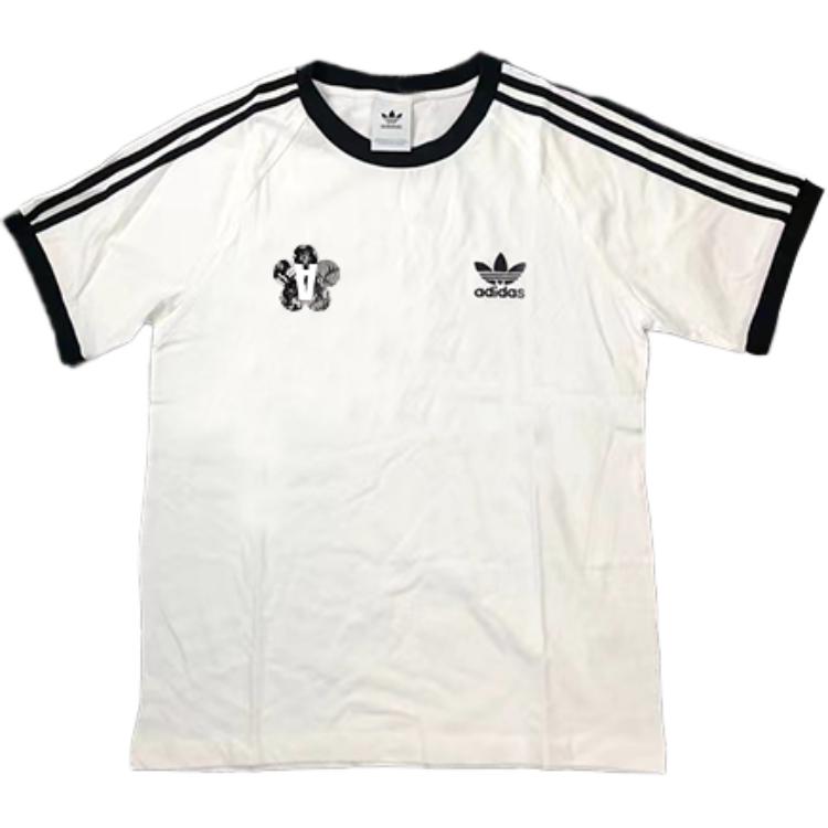 Adidas Футболка American Vintage с принтом в полоску и логотипом, унисекс, белая, с короткими рукавами и круглым вырезом
Adidas Футболка American Vintage с принтом в полоску и логотипом, унисекс, белая, с короткими рукавами и круглым вырезом