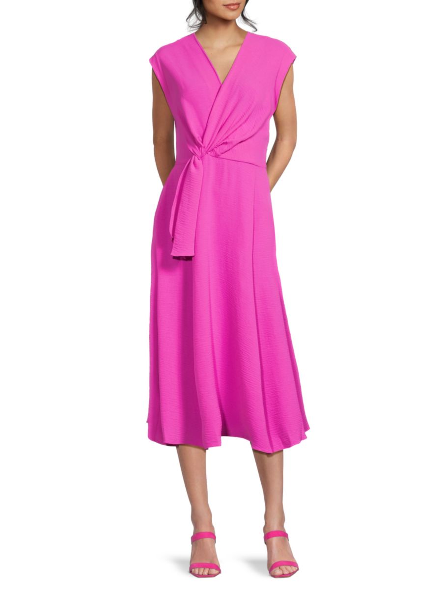 Платье миди с узлом спереди и рукавами-крылышками Halston, цвет Orchid
Платье миди с узлом спереди и рукавами-крылышками Halston, цвет Orchid