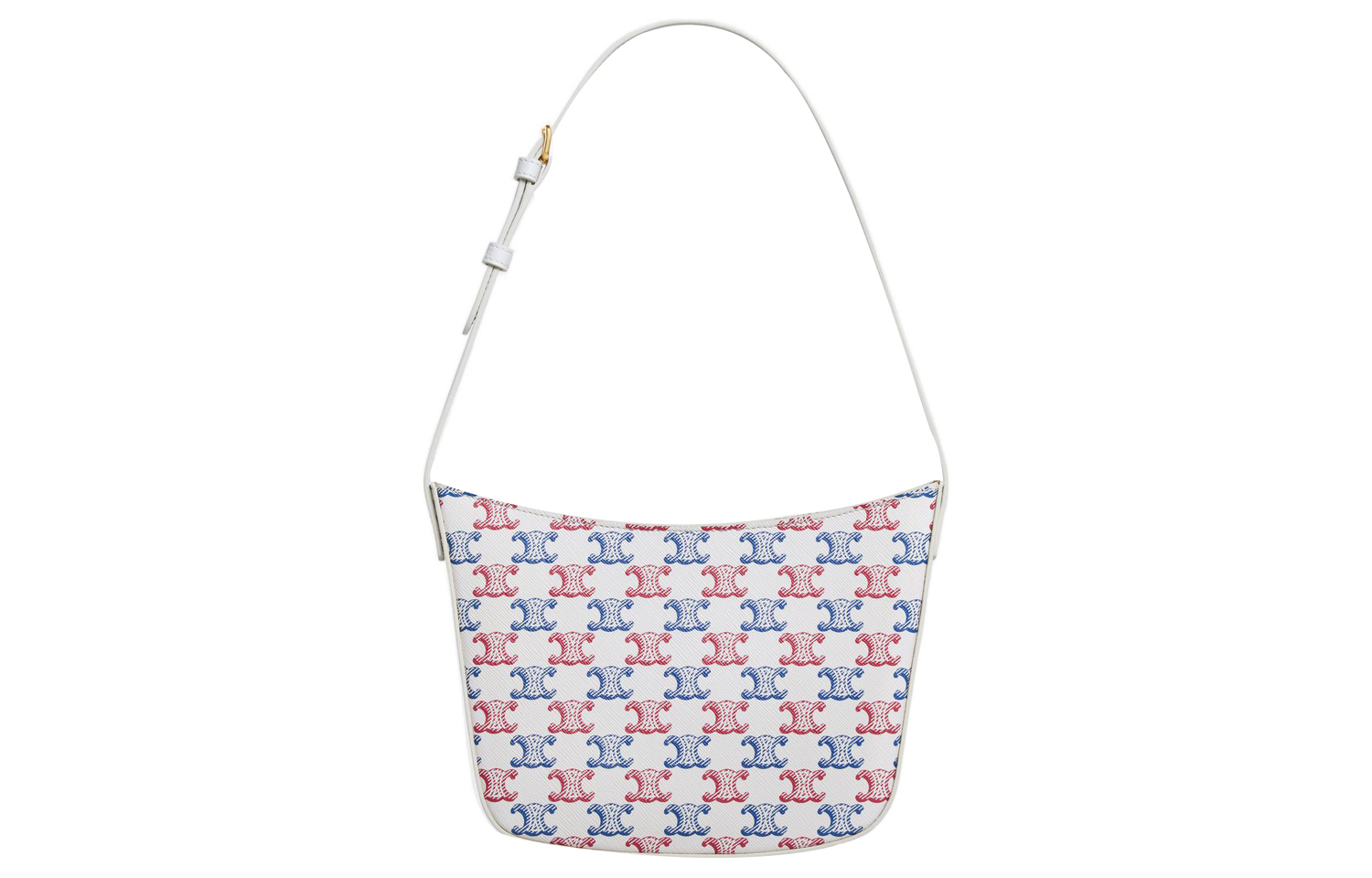 CELINE Кожаная сумка через плечо женская сине-красно-белая
CELINE Кожаная сумка через плечо женская сине-красно-белая