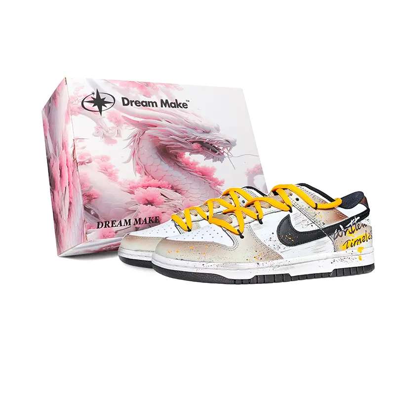 Nike Данк Раттан Йеллоу Стар устойчивые к истиранию низкие скейтборд кроссовки мужские черно-белые, цвет Black White
Nike Данк Раттан Йеллоу Стар устойчивые к истиранию низкие скейтборд кроссовки мужские черно-белые, цвет Black White