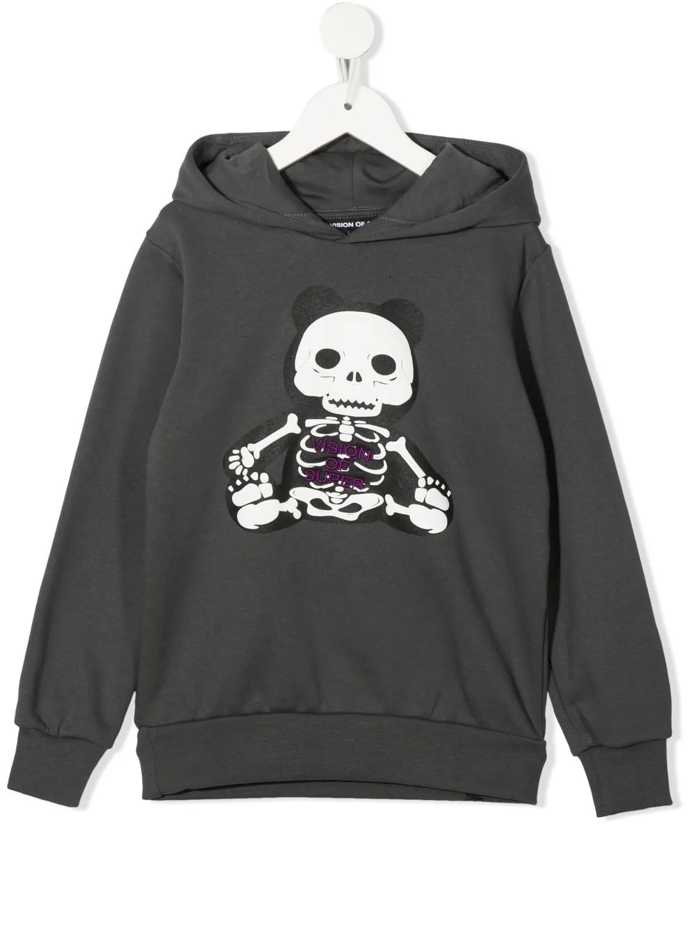 Худи с принтом X-Ray Vision Of Super Kids, серый 
Худи с принтом X-Ray Vision Of Super Kids, серый