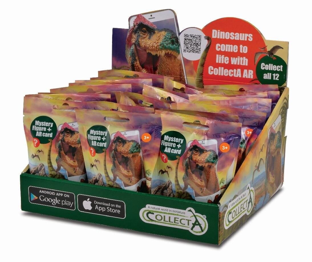 Collecta, Коллекционная фигурка, Мешочек с динозаврами виртуальной реальности, каталожный номер 01147
Collecta, Коллекционная фигурка, Мешочек с динозаврами виртуальной реальности, каталожный номер 01147