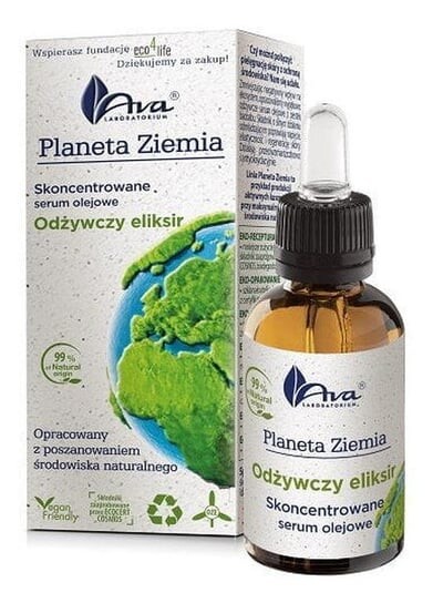 Концентрированная масляная сыворотка - питательный эликсир 30мл Ava Planeta Ziemia
Концентрированная масляная сыворотка - питательный эликсир 30мл Ava Planeta Ziemia