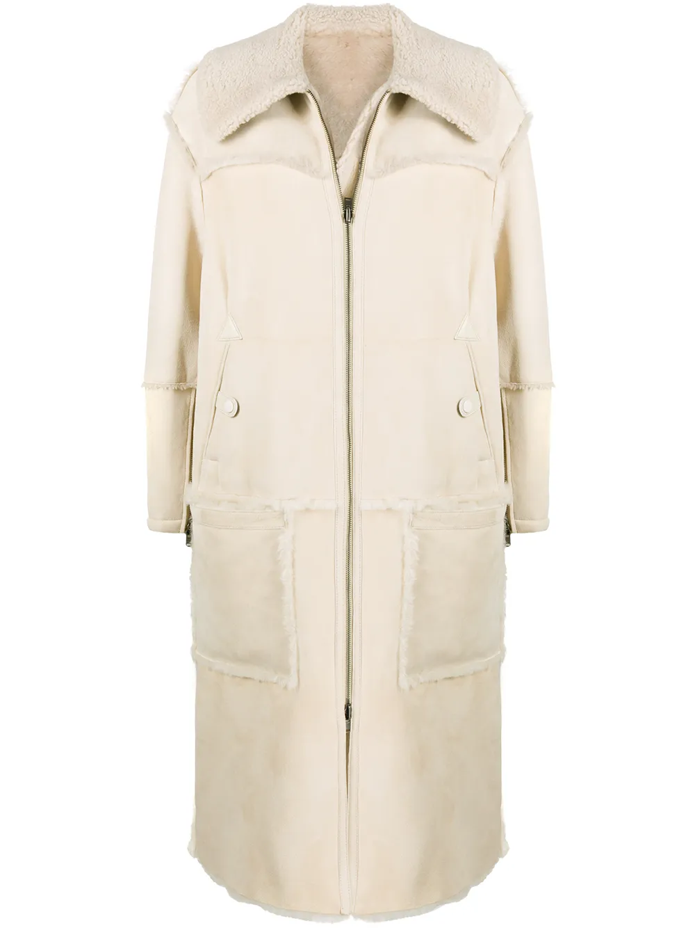 Дубленка на молнии Closed, нейтральный 
Дубленка на молнии Closed, нейтральный