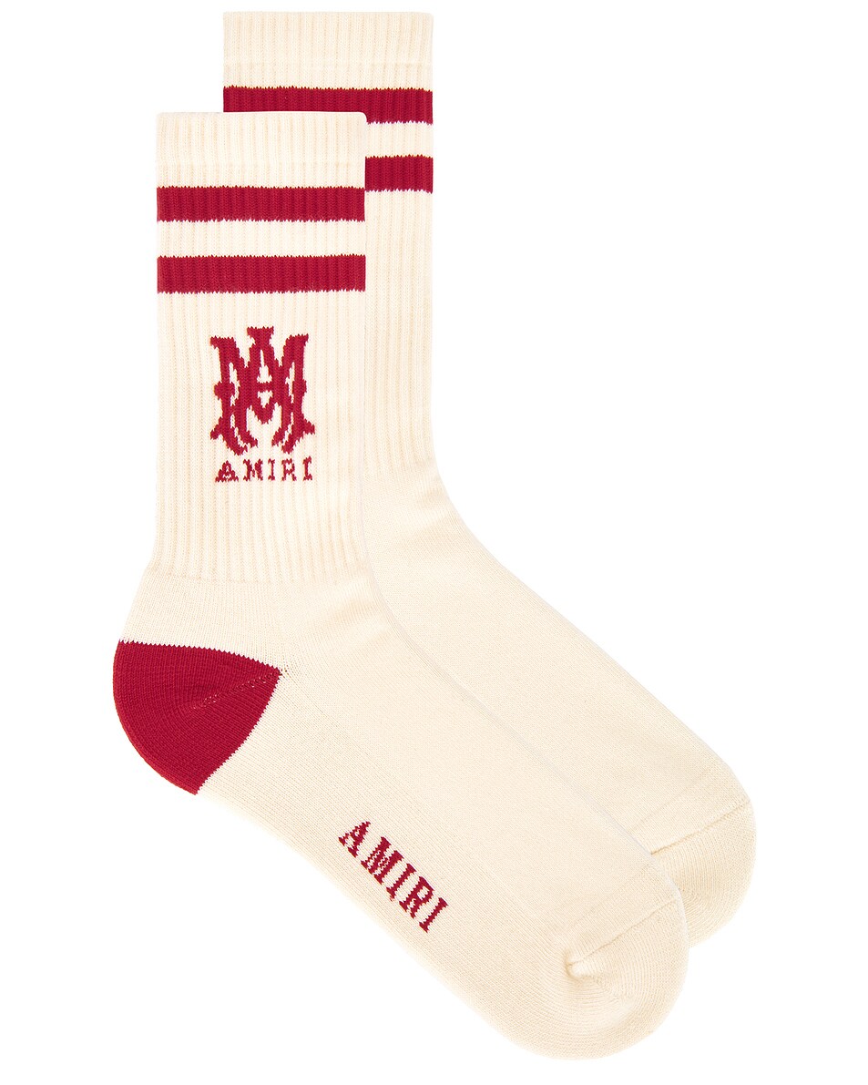 MA Полосатый носок Amiri, Varsity Red
MA Полосатый носок Amiri, Varsity Red
