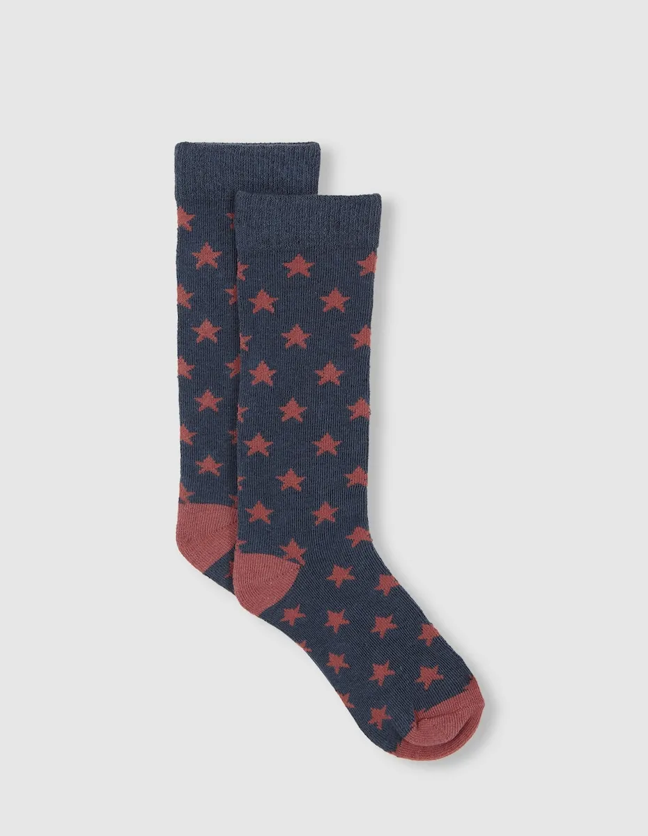 Детские носки с контрастными мыском и пяткой в звездочку Gocco, темно-зеленый
Детские носки с контрастными мыском и пяткой в звездочку Gocco, темно-зеленый