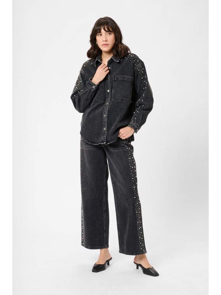 Джинсовая рубашка KApetra облегающего кроя, серого цвета, винтажная стирка Kaffe
Джинсовая рубашка KApetra облегающего кроя, серого цвета, винтажная стирка Kaffe