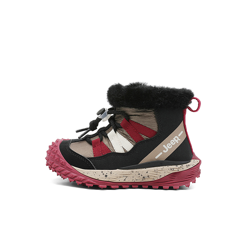 Высокие детские ботинки Black Samurai Red Obsidian Black Kids' Jeep, Mystic Samurai Red/Obsidian Black с плотным хлопком 
Высокие детские ботинки Black Samurai Red Obsidian Black Kids' Jeep, Mystic Samurai Red/Obsidian Black с плотным хлопком