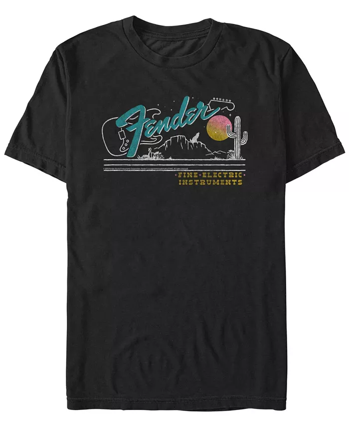Мужская футболка с коротким рукавом Fender Desert, черный
Мужская футболка с коротким рукавом Fender Desert, черный