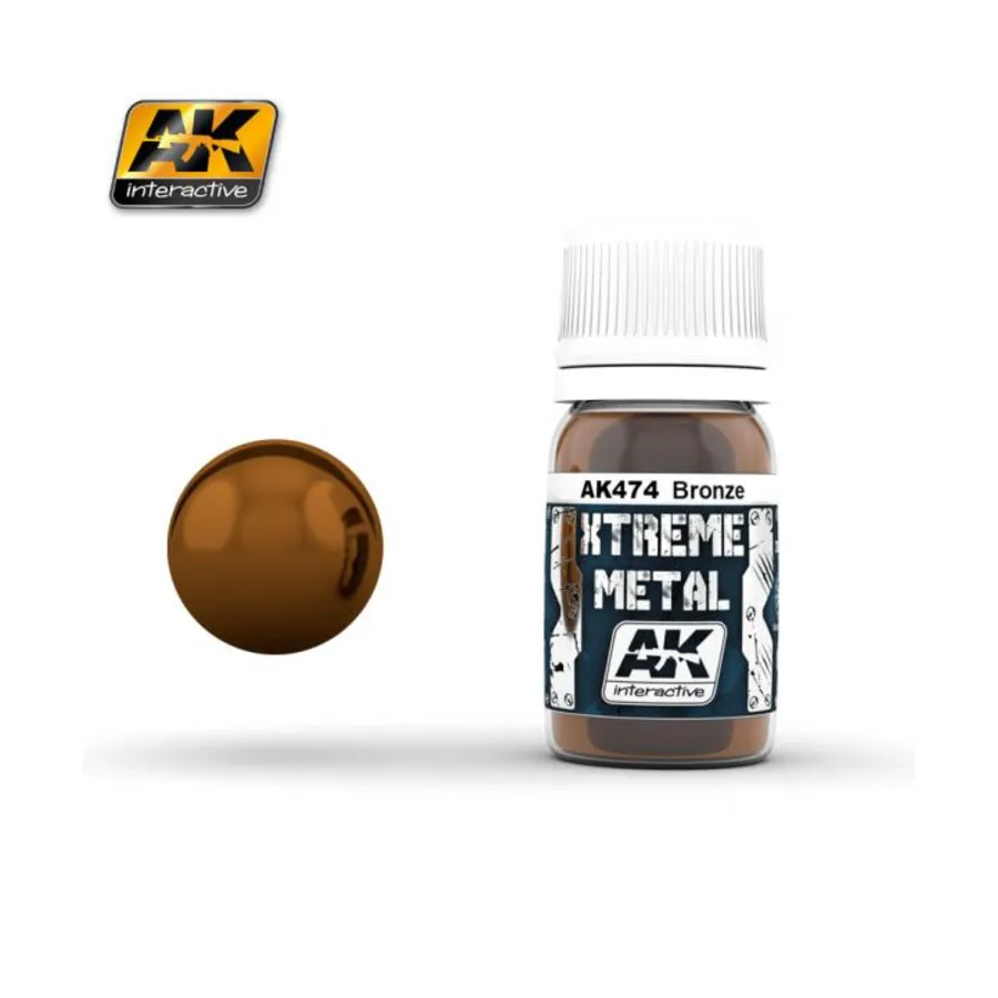 Бронза (30мл), Paint - Xtreme Metal (AK-Interactive)
Бронза (30мл), Paint - Xtreme Metal (AK-Interactive)