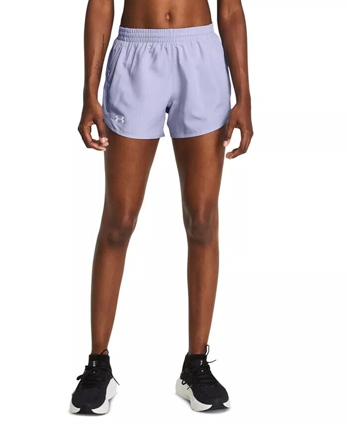 Женские шорты для бега Fly By с сетчатыми вставками Under Armour, фиолетовый
Женские шорты для бега Fly By с сетчатыми вставками Under Armour, фиолетовый