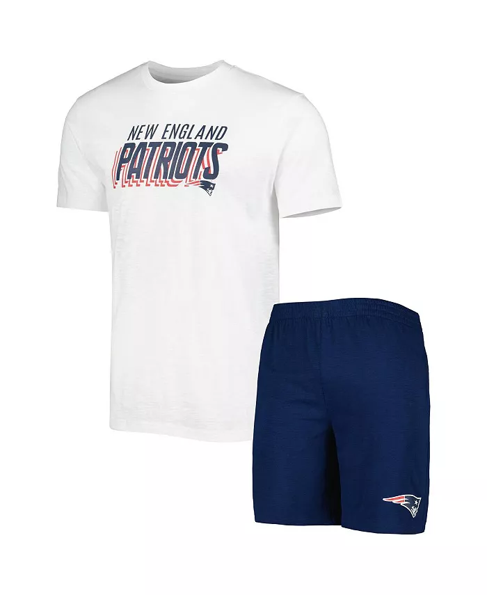 Мужской синий и белый комплект для сна New England Patriots Downfield: футболка и шорты Concepts Sport
Мужской синий и белый комплект для сна New England Patriots Downfield: футболка и шорты Concepts Sport