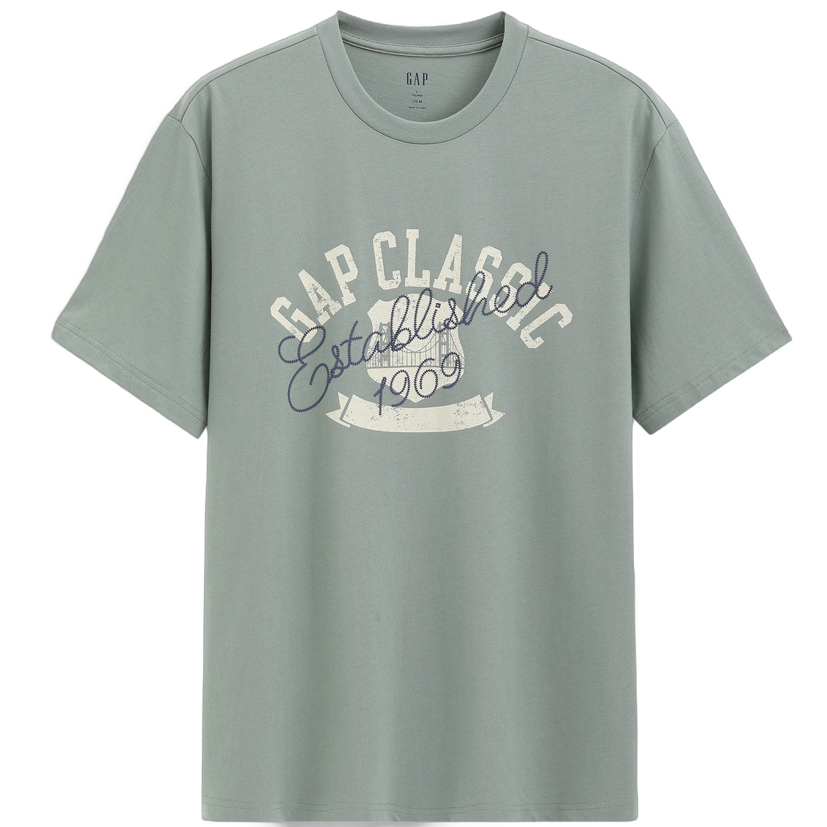 Футболка мужская GAP, светло-зеленый
Футболка мужская GAP, светло-зеленый