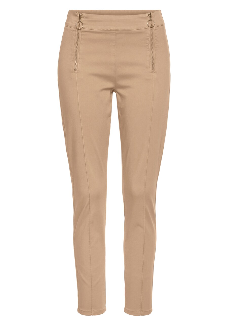 Обтягивающие джеггинсы LASCANA, кэмел
Обтягивающие джеггинсы LASCANA, кэмел