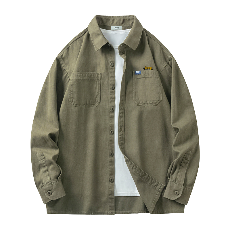 Рубашка унисекс Jeep, зеленый
Рубашка унисекс Jeep, зеленый