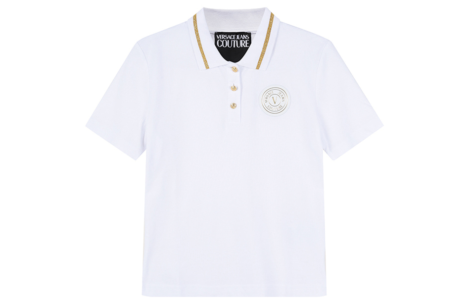Поло с вышивкой v VERSACE JEANS COUTURE, белый
Поло с вышивкой v VERSACE JEANS COUTURE, белый