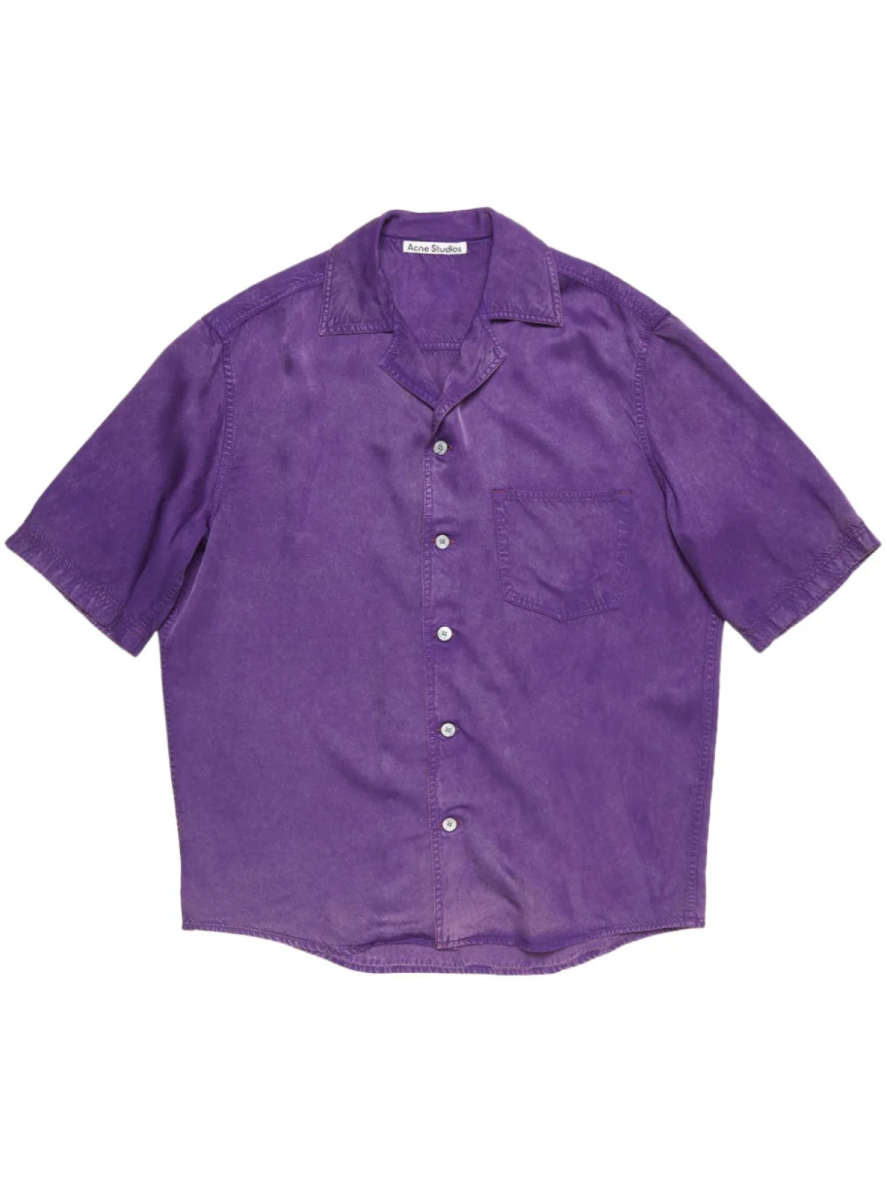 Рубашка с эффектом потертости Acne Studios, фиолетовый
Рубашка с эффектом потертости Acne Studios, фиолетовый