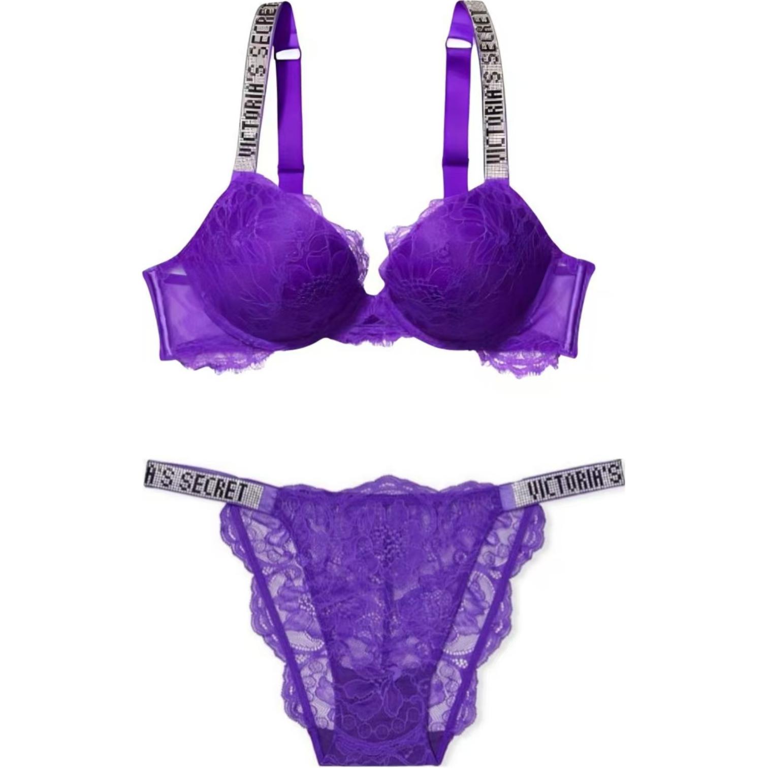 Victoria's Secret Женский комплект нижнего белья фиолетовый
Victoria's Secret Женский комплект нижнего белья фиолетовый