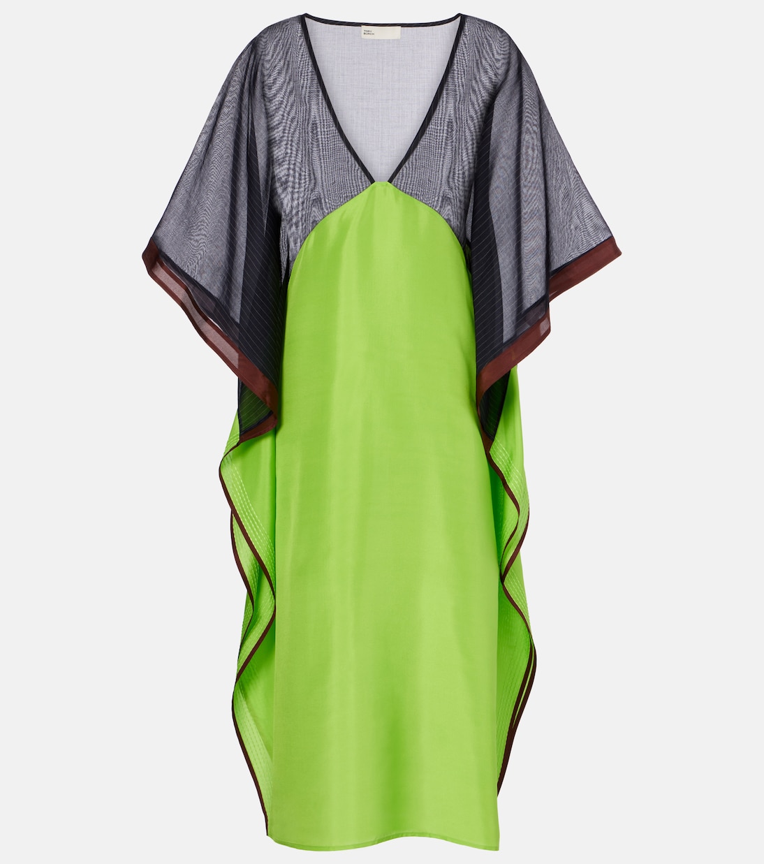 Шёлковый кафтан Tory Burch, темно-синий 
Шёлковый кафтан Tory Burch, темно-синий