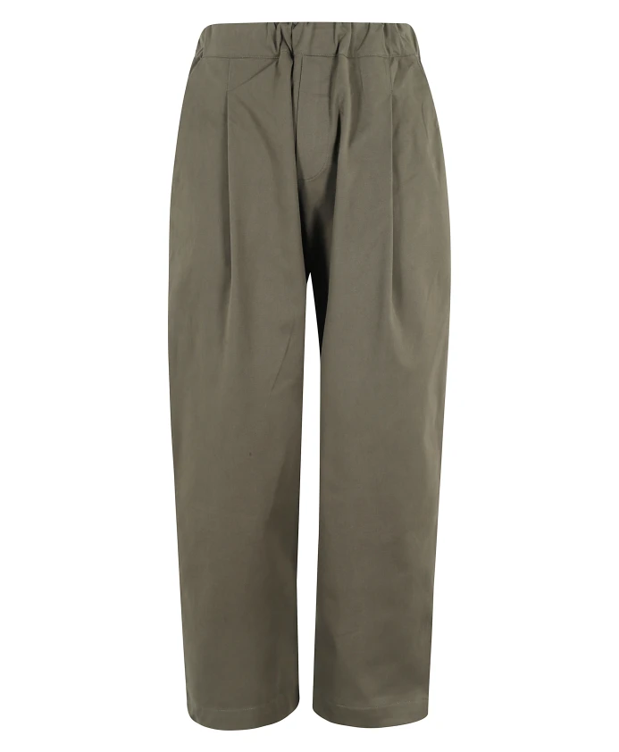 Зеленые габардиновые брюки с эластичным поясом A Paper Kid, зеленый
Зеленые габардиновые брюки с эластичным поясом A Paper Kid, зеленый