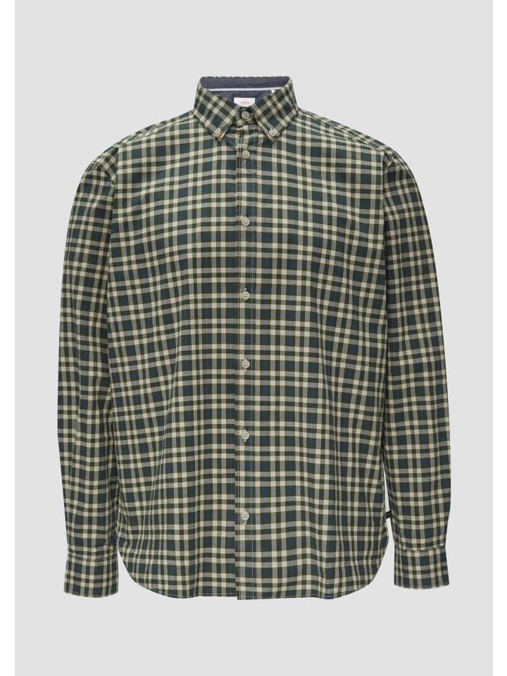 Рубашка 78N1_оливково-зеленого цвета s.Oliver
Рубашка 78N1_оливково-зеленого цвета s.Oliver