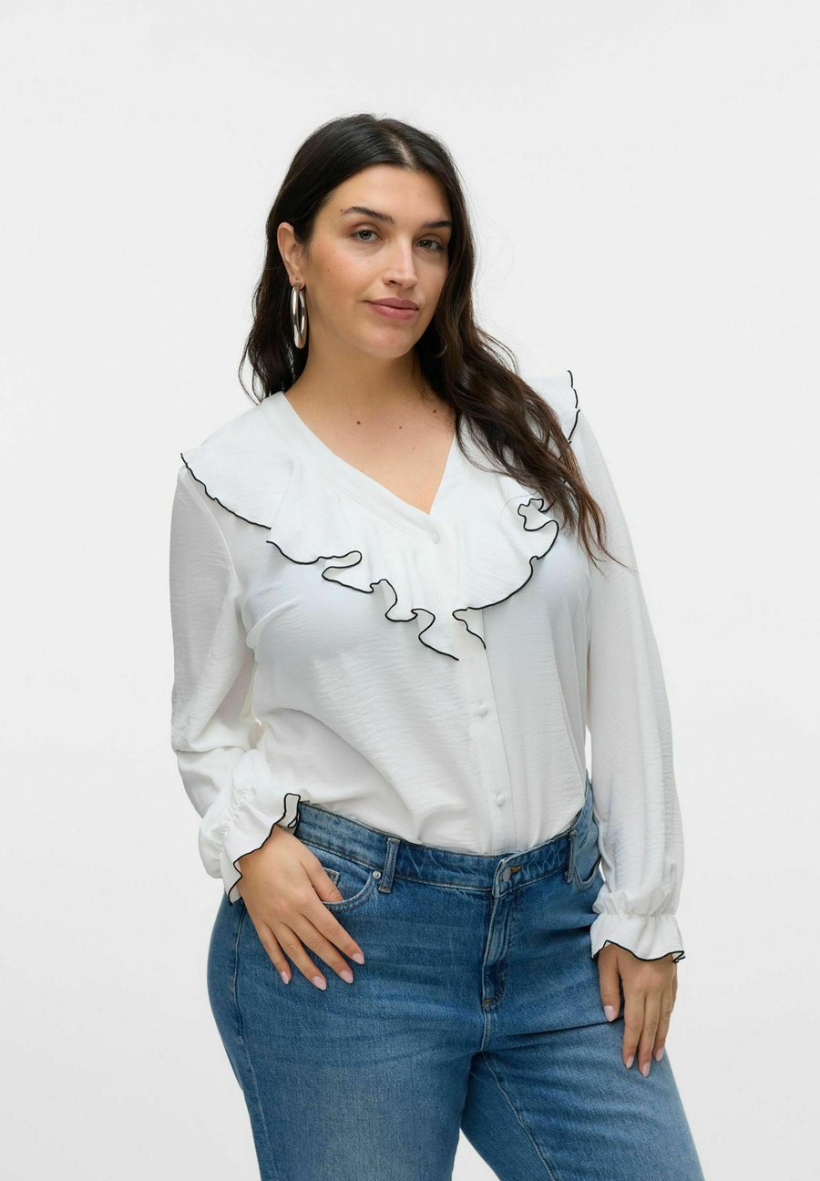 Блуза Vero Moda Curve VMALVA, Snow White/White
Блуза Vero Moda Curve VMALVA, Snow White/White