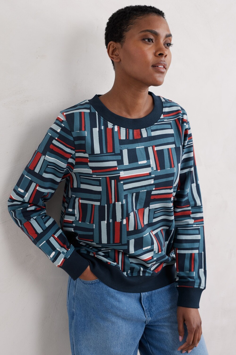 Яркая волнистая толстовка Seasalt Cornwall, синий
Яркая волнистая толстовка Seasalt Cornwall, синий