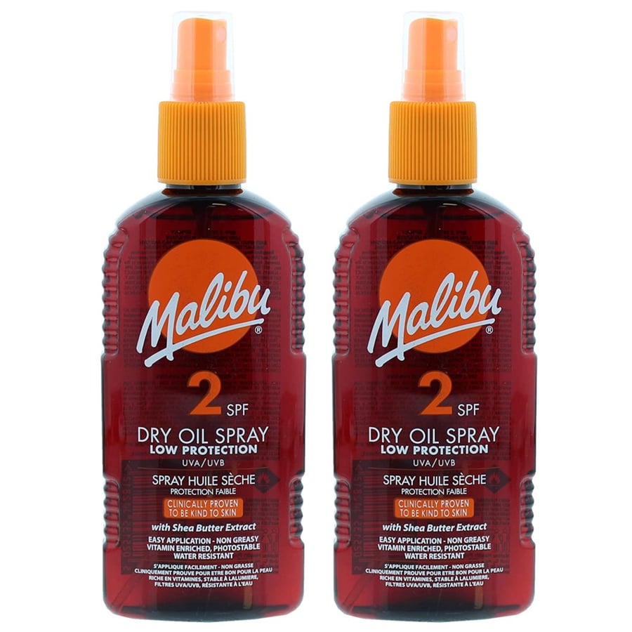 Масло для загара Malibu Dry Oil Spray SPF2 200 мл x2 шт.
Масло для загара Malibu Dry Oil Spray SPF2 200 мл x2 шт.