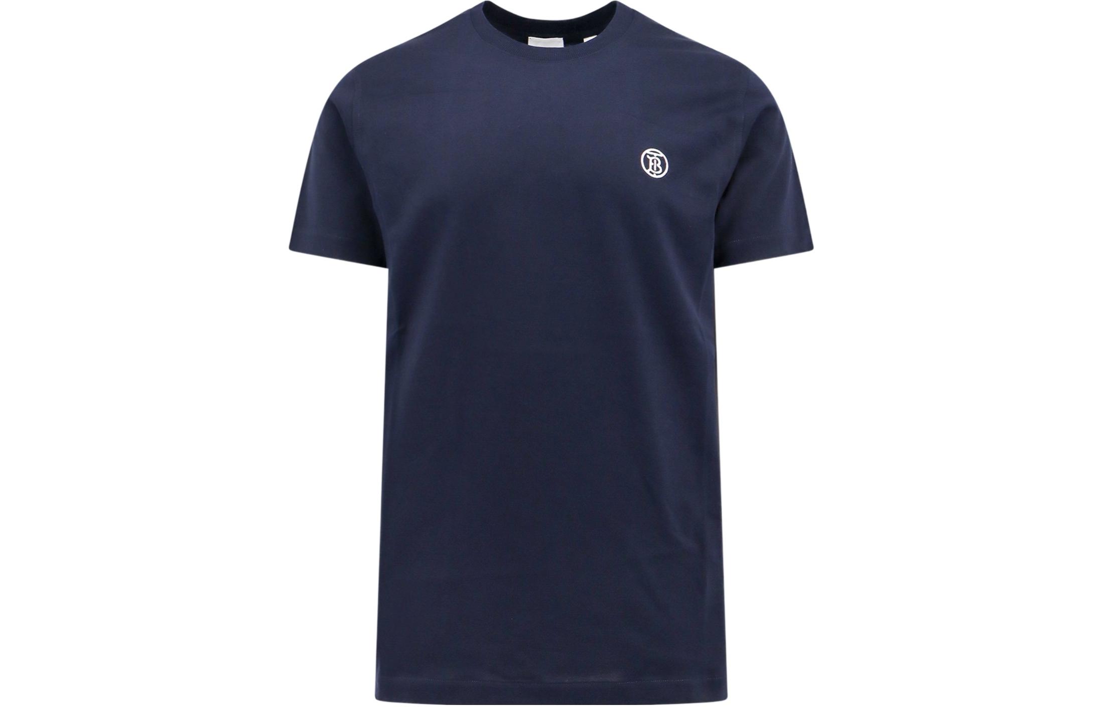 Футболка с вышитым логотипом Burberry, темно-синяя
Футболка с вышитым логотипом Burberry, темно-синяя
