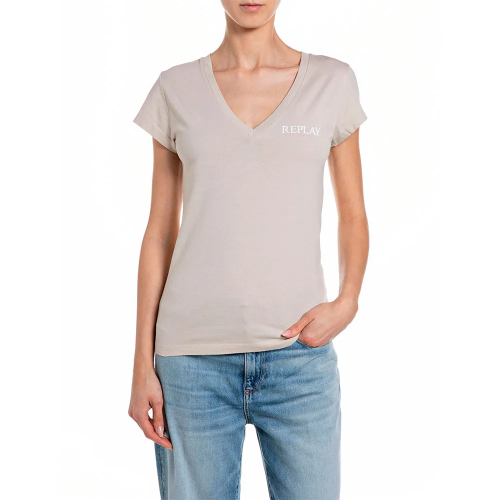 Футболка с коротким рукавом и V-образным вырезом Replay W3467B.000.22658D, серый
Футболка с коротким рукавом и V-образным вырезом Replay W3467B.000.22658D, серый