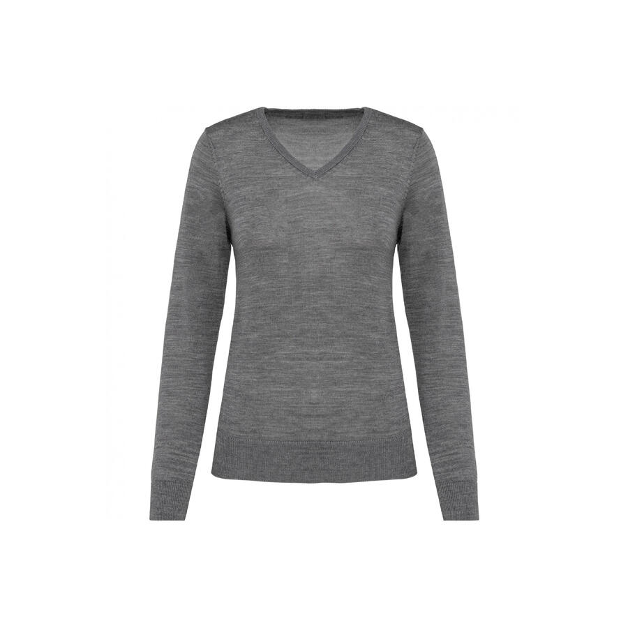 Свитер с V-образным вырезом из мериносовой шерсти, женский, Kariban Premium
Свитер с V-образным вырезом из мериносовой шерсти, женский, Kariban Premium