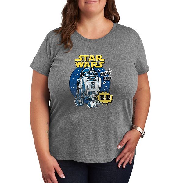 Футболка с принтом R2-D2 в стиле комиксов Plus size Star Wars, Heather Gray
Футболка с принтом R2-D2 в стиле комиксов Plus size Star Wars, Heather Gray