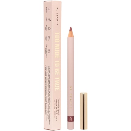 No. 02 Wild Стойкий карандаш для губ, обогащенный витамином Е - Too Nude Nl Beauty
No. 02 Wild Стойкий карандаш для губ, обогащенный витамином Е - Too Nude Nl Beauty