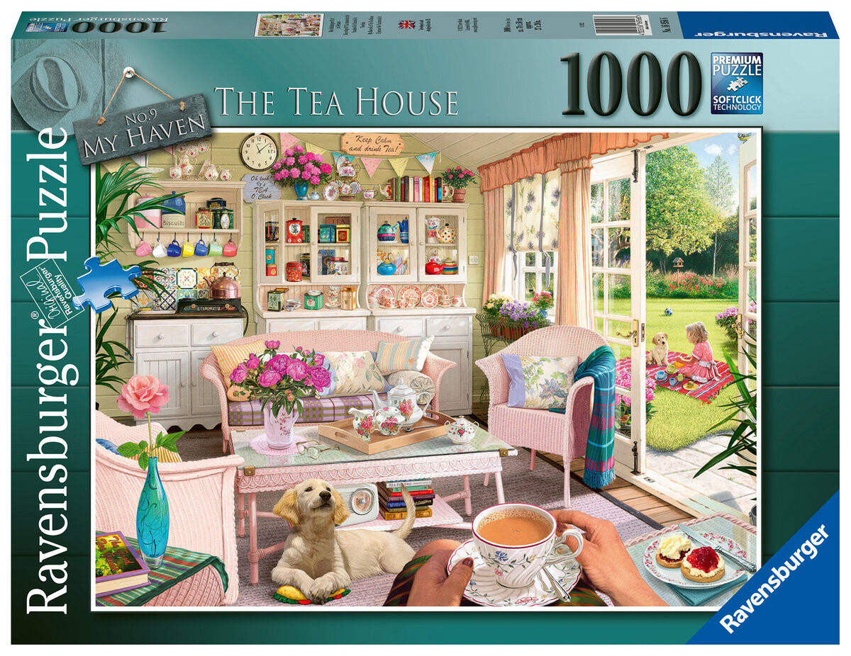 Ravensburger, пазл, Чайная, 1000 шт.
Ravensburger, пазл, Чайная, 1000 шт.
