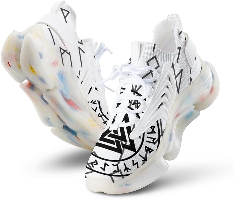 Спортивные кроссовки викингского стиля для бега и ходьбы, удобная дышащая обувь для мужчин и женщин Ahtcpo, белый
Спортивные кроссовки викингского стиля для бега и ходьбы, удобная дышащая обувь для мужчин и женщин Ahtcpo, белый