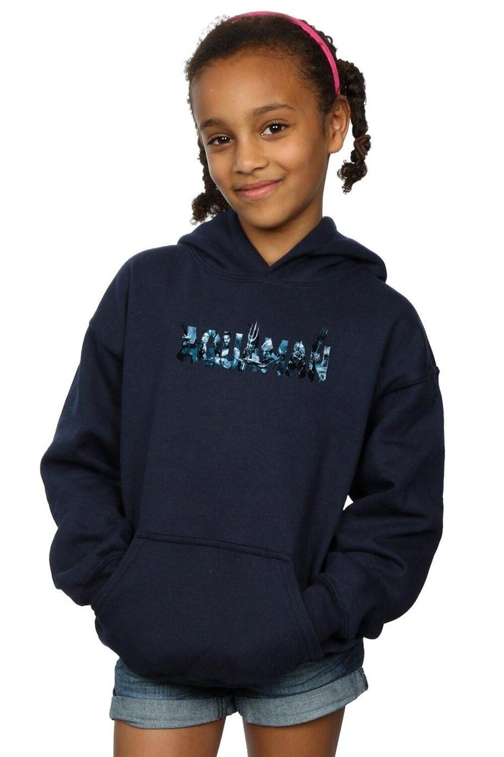 Толстовка с текстовым логотипом Aquaman DC Comics, темно-синий
Толстовка с текстовым логотипом Aquaman DC Comics, темно-синий