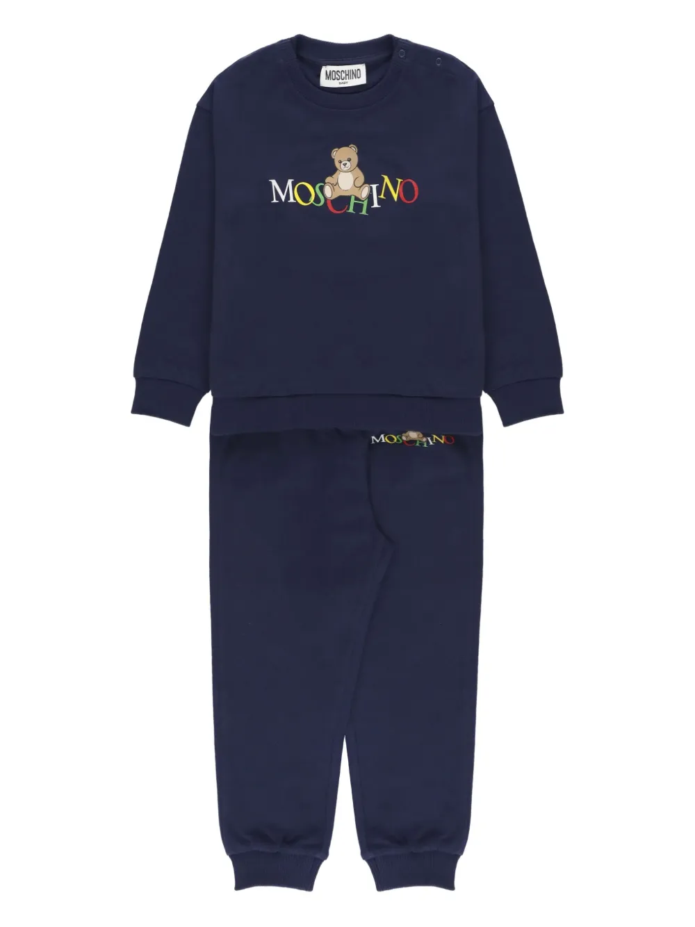 Спортивный костюм с принтом Teddy Bear Moschino Kids, синий
Спортивный костюм с принтом Teddy Bear Moschino Kids, синий
