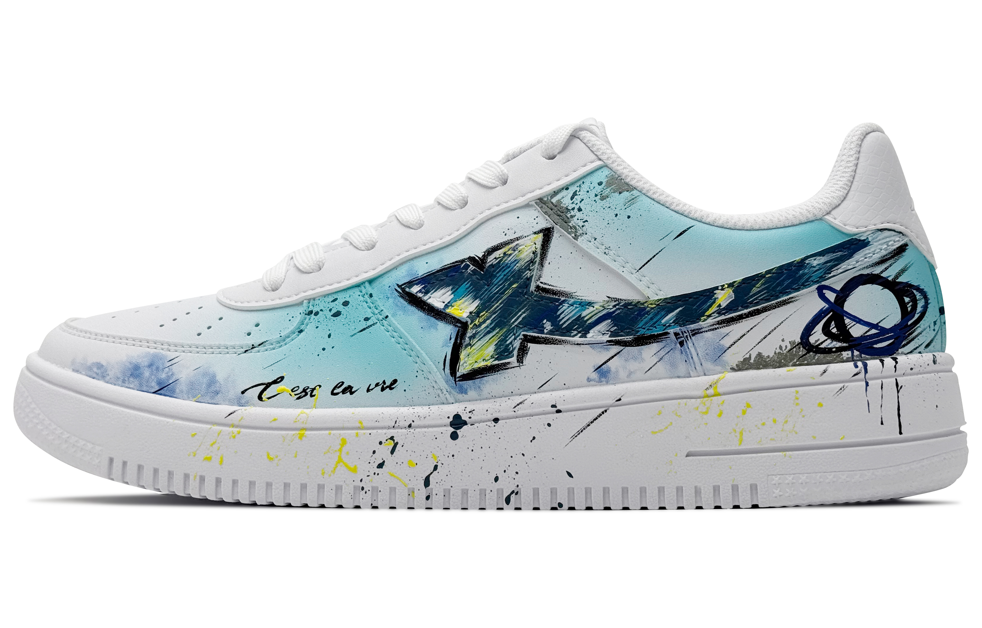 XTEP Кроссовки Air Force One с низким верхом для скейтборда, противоскользящие, износостойкие, мужские, белые, синие 
XTEP Кроссовки Air Force One с низким верхом для скейтборда, противоскользящие, износостойкие, мужские, белые, синие