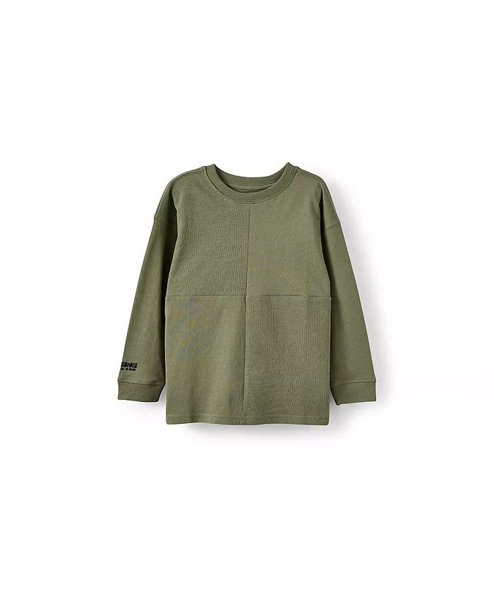 Футболка с длинным рукавом и текстурированной отделкой для мальчиков COTTON ON, зеленый
Футболка с длинным рукавом и текстурированной отделкой для мальчиков COTTON ON, зеленый