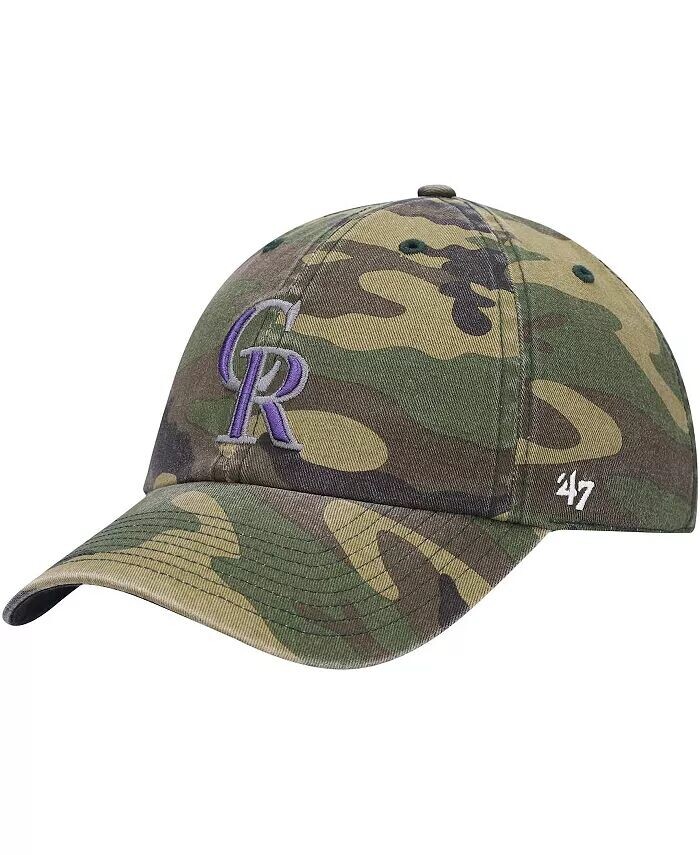 Мужская регулируемая шапка с камуфляжным принтом '47 Colorado Rockies Team Clean Up '47 Brand
Мужская регулируемая шапка с камуфляжным принтом '47 Colorado Rockies Team Clean Up '47 Brand