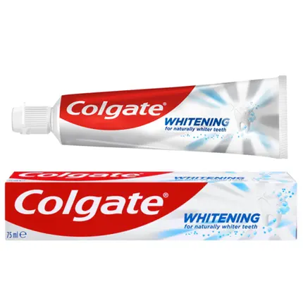 Зубная паста Colgate отбеливающая 75мл
Зубная паста Colgate отбеливающая 75мл
