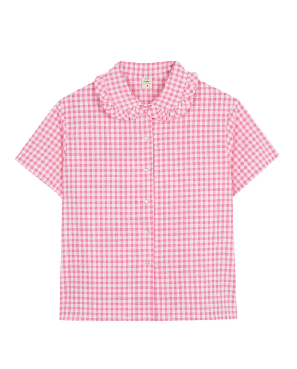 Женская клетчатая футболка с короткими рукавами Bohodot, цвет Rosa
Женская клетчатая футболка с короткими рукавами Bohodot, цвет Rosa