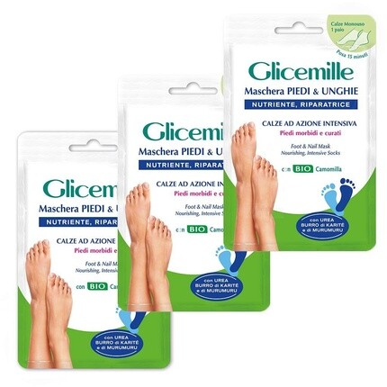 Питательная маска для ног и ногтей, Glicemille
Питательная маска для ног и ногтей, Glicemille