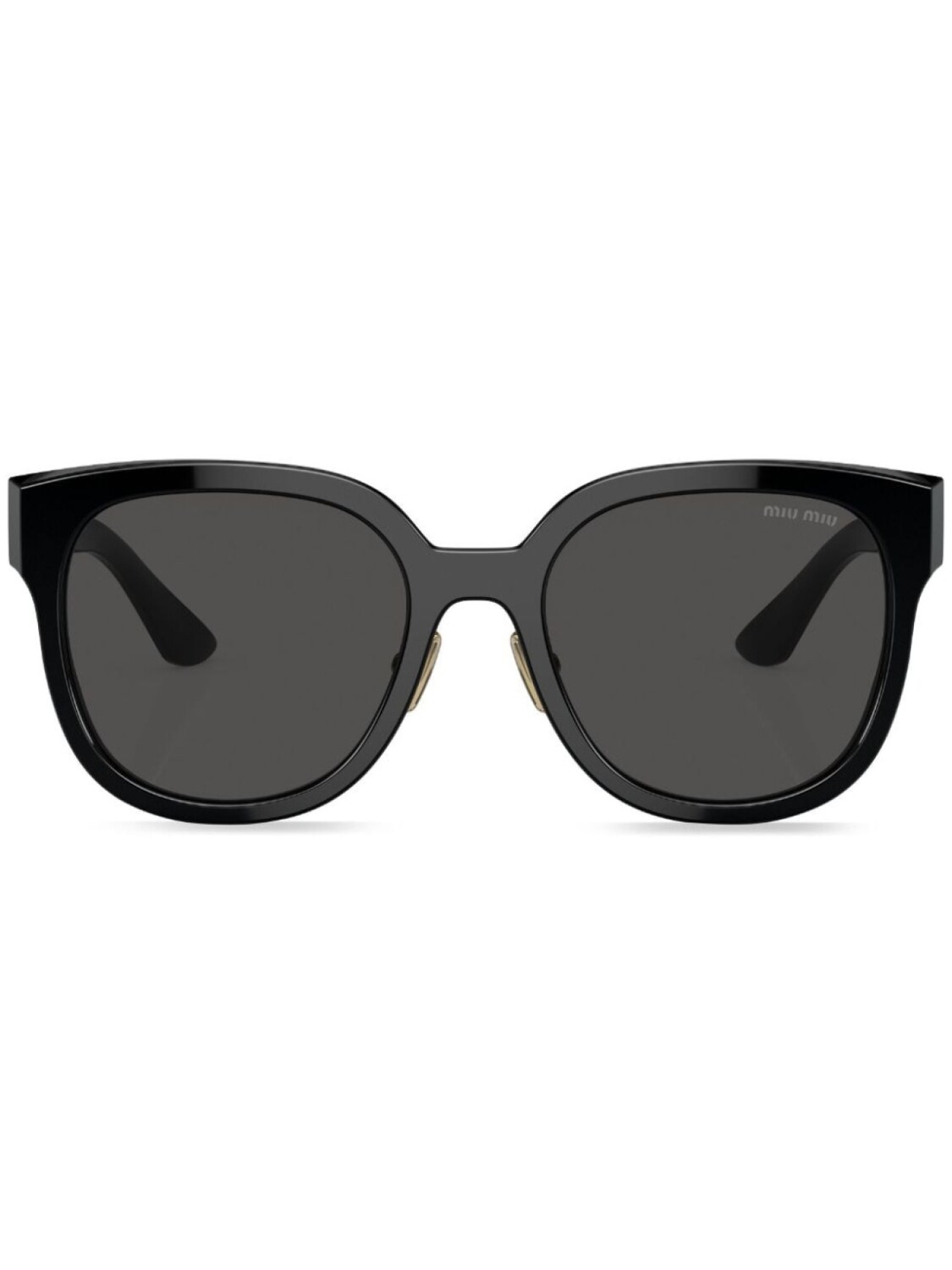 Miu Miu Eyewear солнцезащитные очки в D-образной оправе с логотипом, черный
Miu Miu Eyewear солнцезащитные очки в D-образной оправе с логотипом, черный